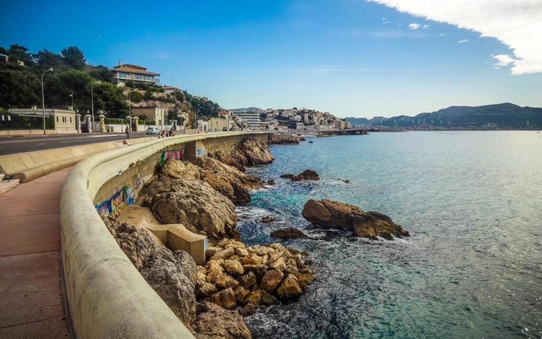 Appartement Plage Prado/Velodrome Marseille Bagian luar foto